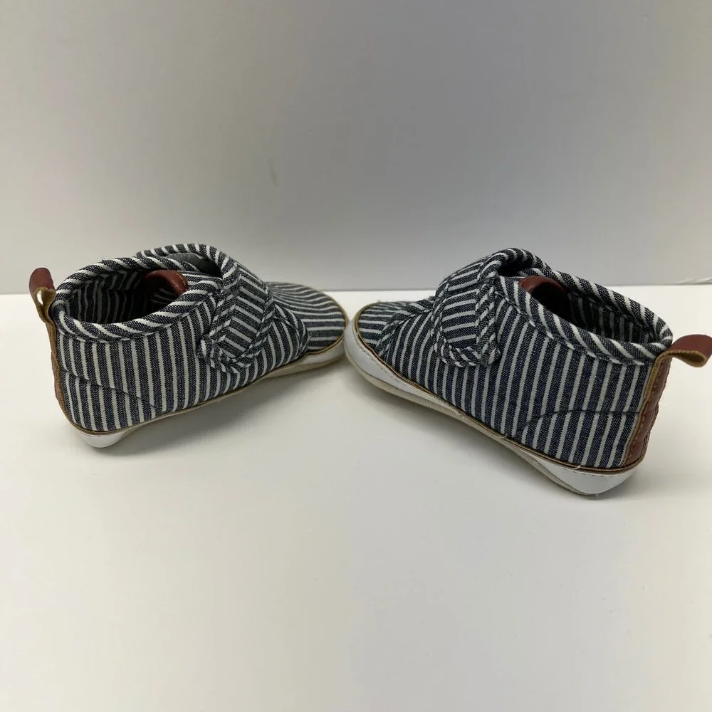 OshKosh b'gosh Shoes Sneakers Striped Hook and Loop Size 2